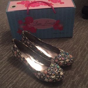 Poetic Licence rare flower wedges with rhinestones